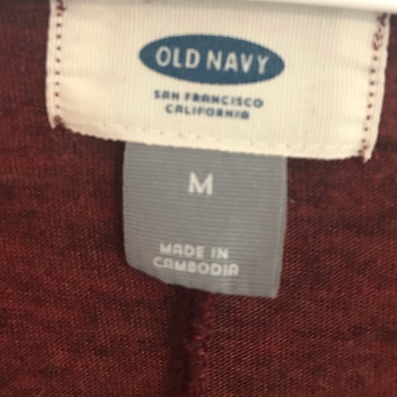 Old Navy Red/Maroon Cardigan Soft Flowy sz Small - Picture 3 of 3